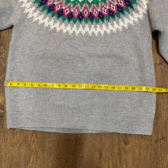 Boden Emma Fair Isle Wool Cotton Blend Sweater - Picture 4 of 10